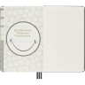 Набор MOLESKINE LE SMILEY ежедневник/блокнот/ручка-роллер Large черный LESMILEYKAWSET